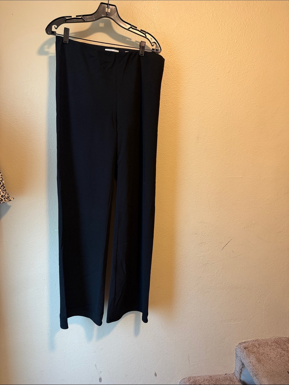 Vince Black Wide-Leg Trousers